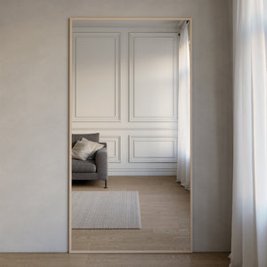 Slimline - Full Length Mirror With Birch Frame (110x210cm)