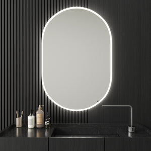 Full Lux Oval LED-spegel (60x100cm)