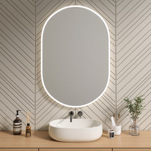 Full Lux Oval LED Mirror (80x120cm)