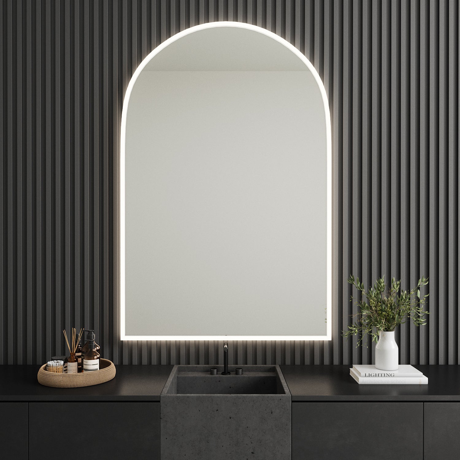 Arched Full Lux mirrors