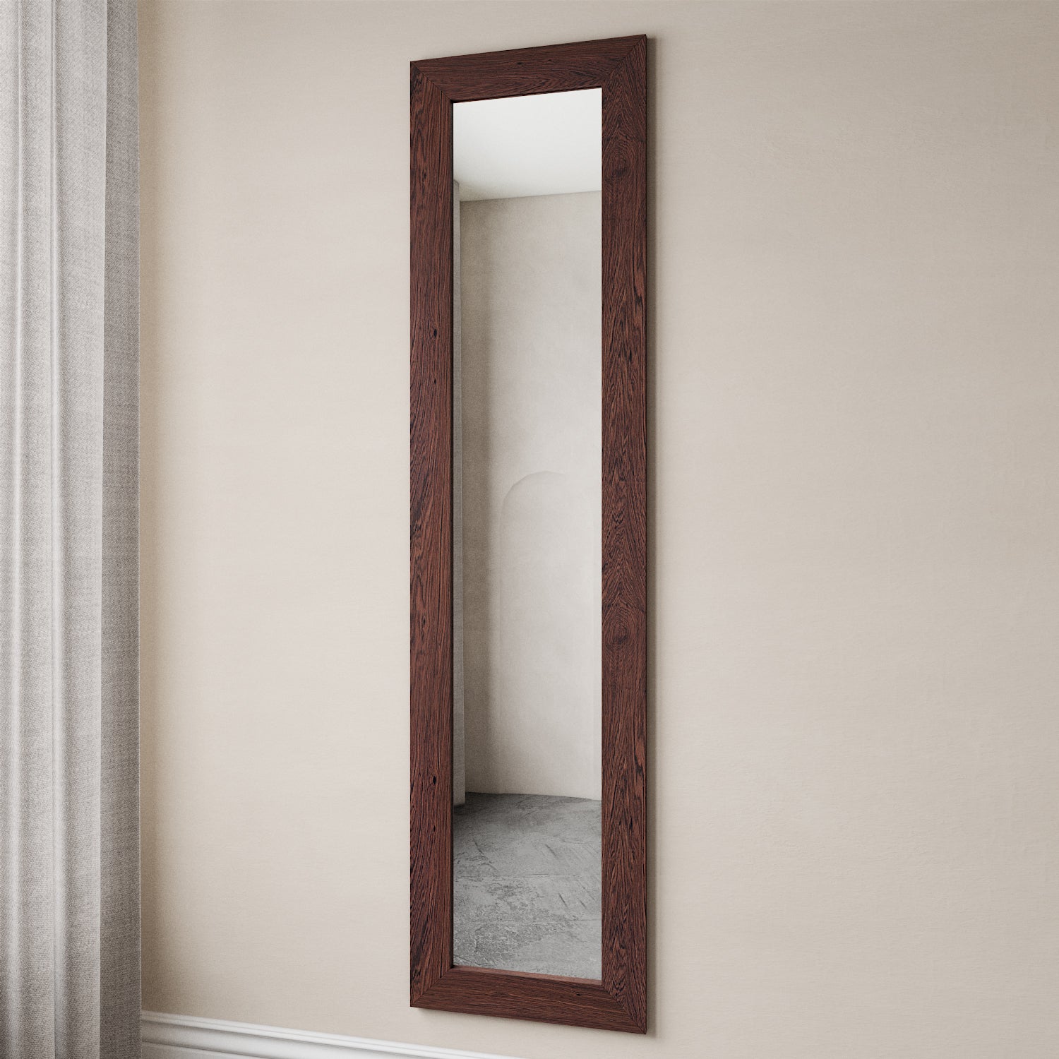 Wooden Mirror L (50x200cm)