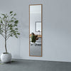 Slimline - Full Length Mirror with Thermally Modified Alder Frame (50x200cm)