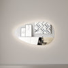 Drop - Asymmetrical Bathroom Mirror With Lights (70x120cm)