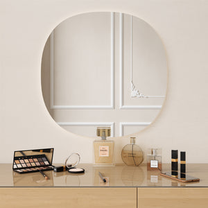 Ellipse Shaped Mirror with Lights (60cm)