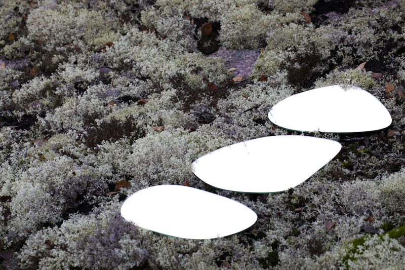 Cobblestone - 3-Piece Wall Mirror with hook attachment (35x28cm, 35x24cm, 35x19cm)