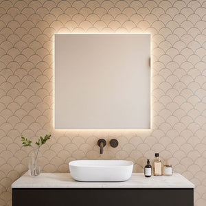 Rectangular mirror with LED lights (50x60 cm)