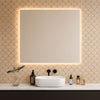 Rectangular mirror with LED lights (90x90 cm)