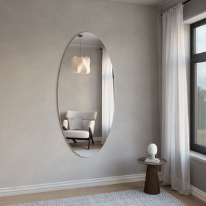 Large Full Length Oval Mirror (90x190 cm)