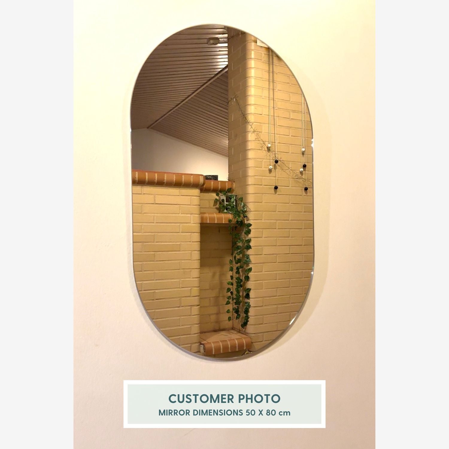 Stream wall mirror (60x130 cm)