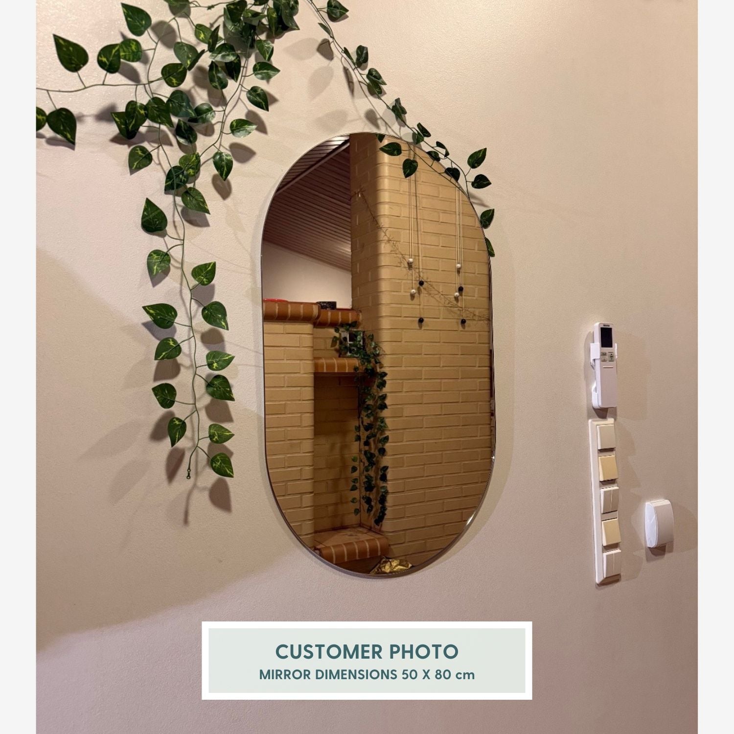 Stream wall mirror (60x130 cm)