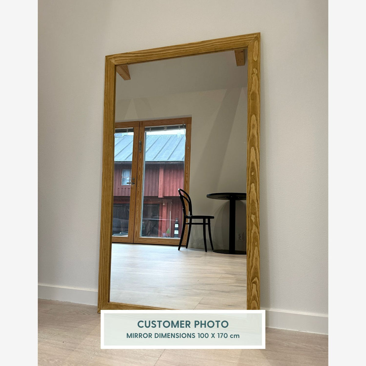Wooden Mirror M (50x200cm)