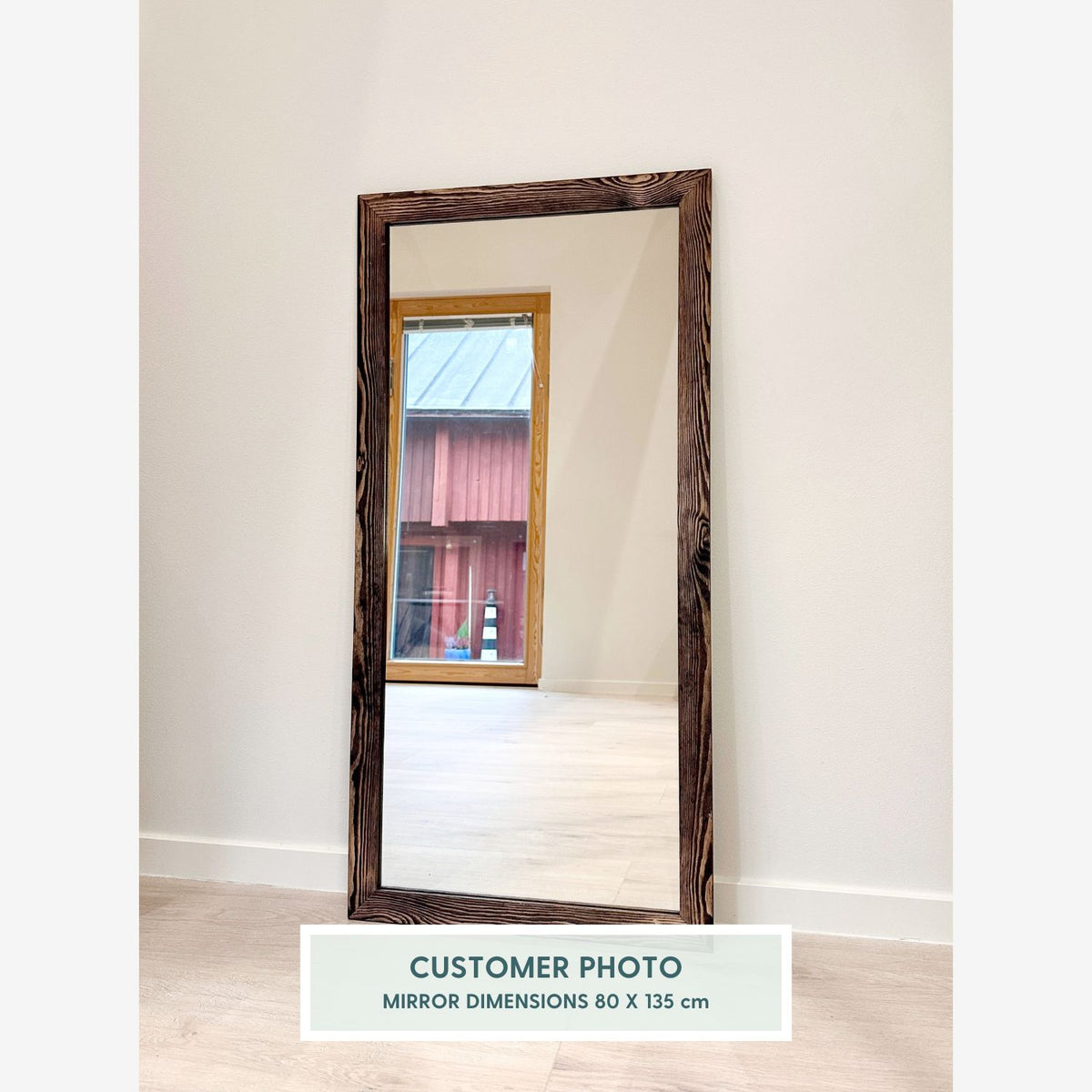 Wooden Mirror M (50x200cm)