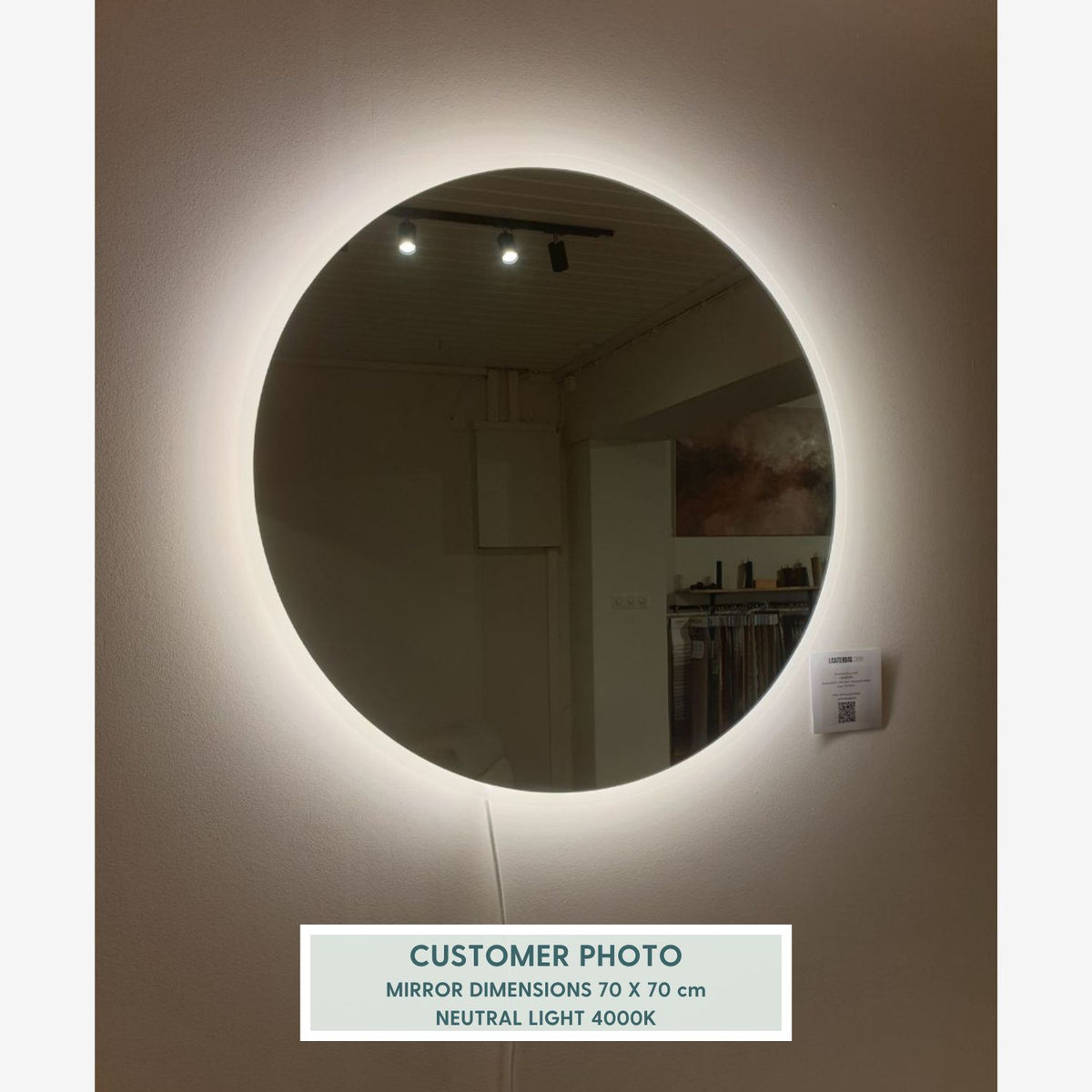 Full Lux Round LED Mirror (120cm)