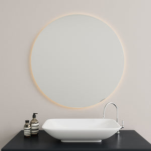 Round Mirror With LED-Lights Neutral 4000K (100cm)