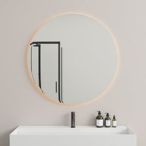 Rund Spegel med LED-Belysning (100 cm)