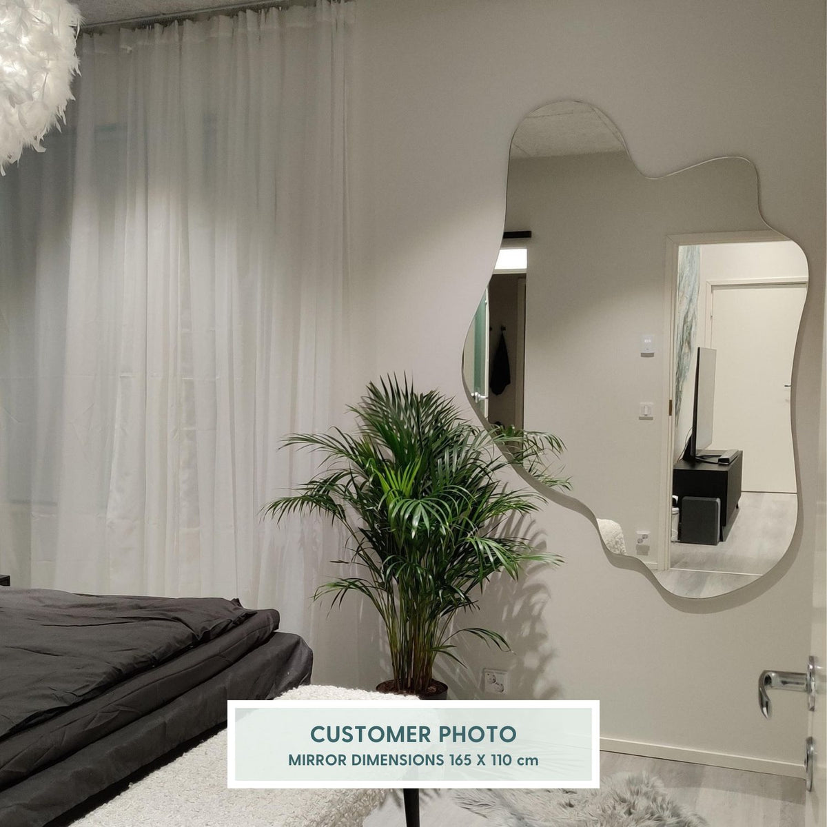 Island - Frameless Mirror (125x83cm)