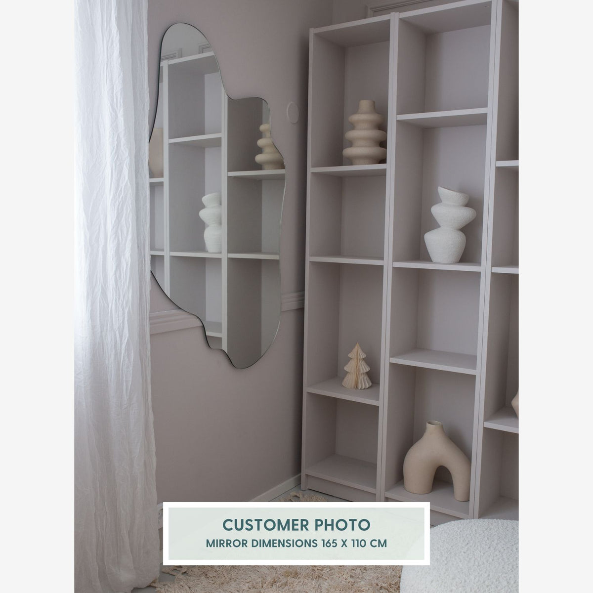 Island - Frameless Mirror (165x110cm)