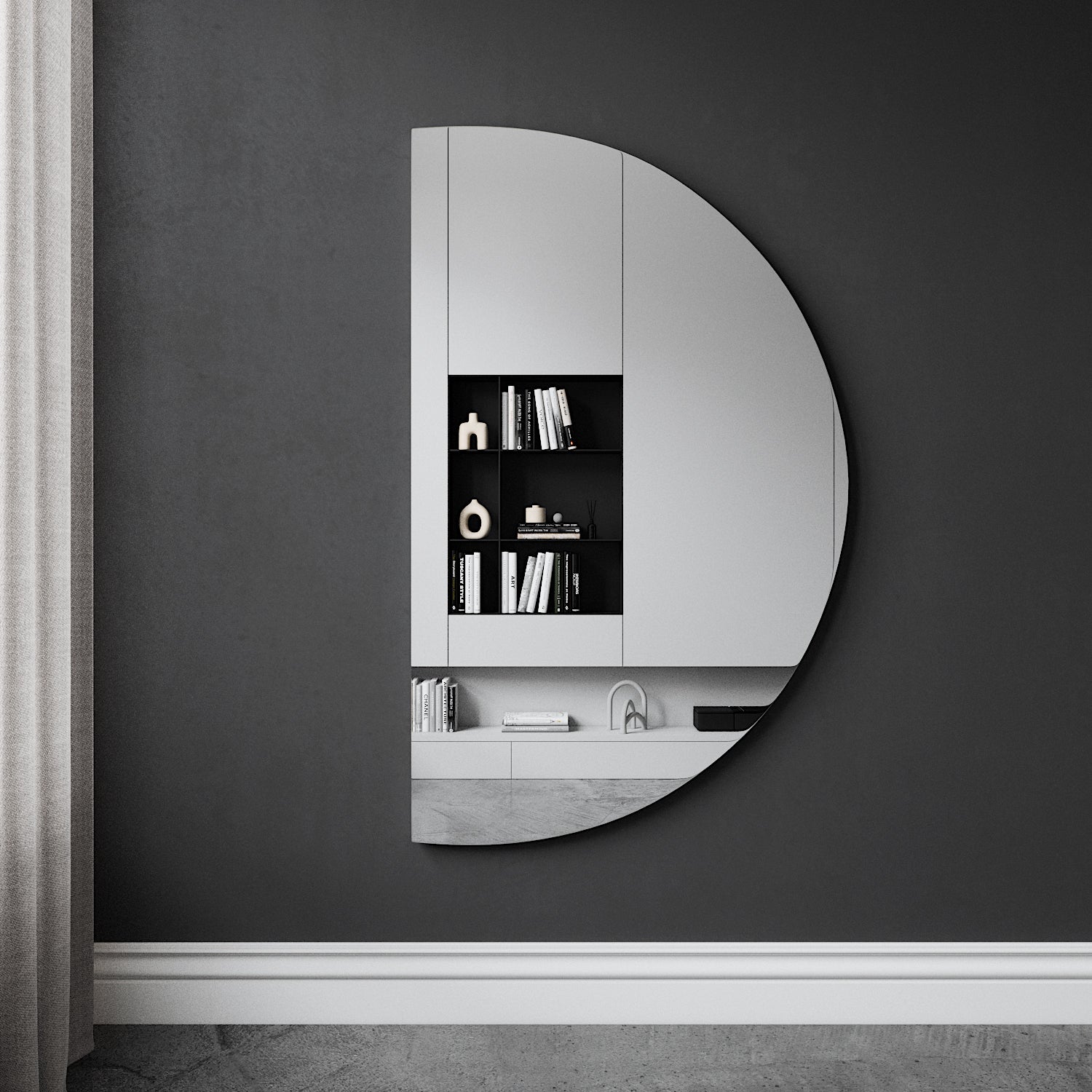 Half Moon Mirror (84x140 cm)