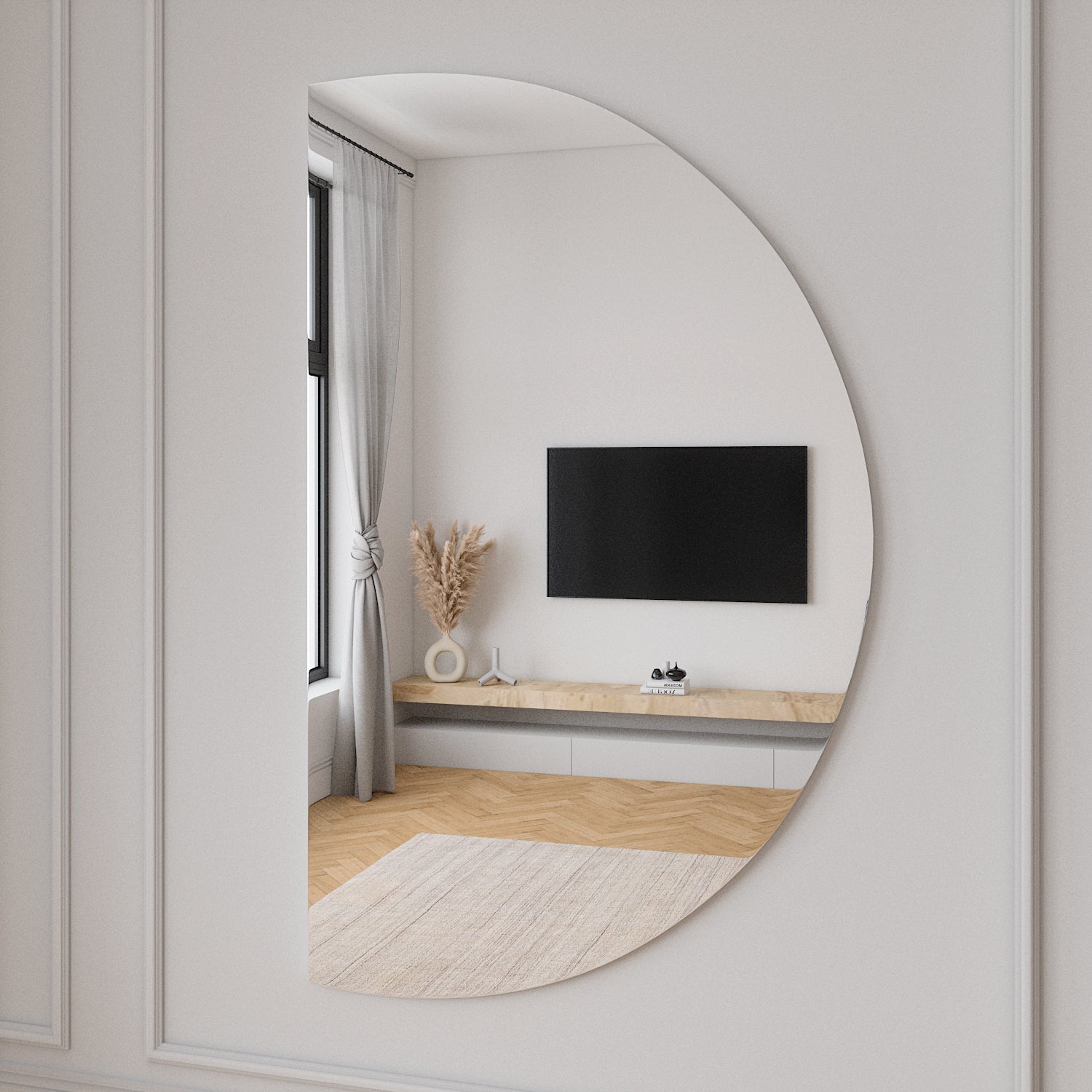 Half Moon Mirror (108x180 cm)