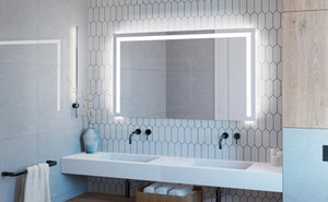 Size L Mirror With Lights And Backlight (100x70cm)