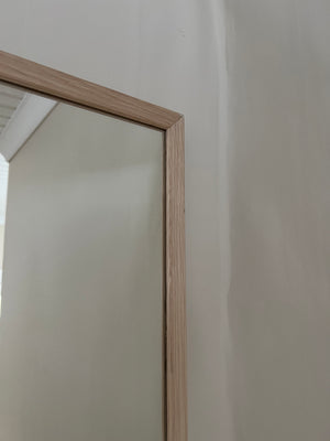 Aitta-peili tammi slimline kehyksellä (130x220cm)