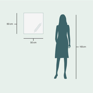 Basic wall mirror (50x60 cm)