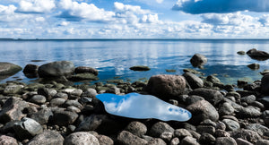 Island - Ramlös Spegel Med Bakgrundsbelysning (165x110cm)