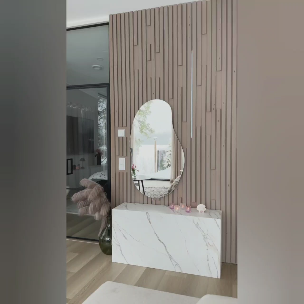 Video laden: Sand Spiegel (70x120cm)