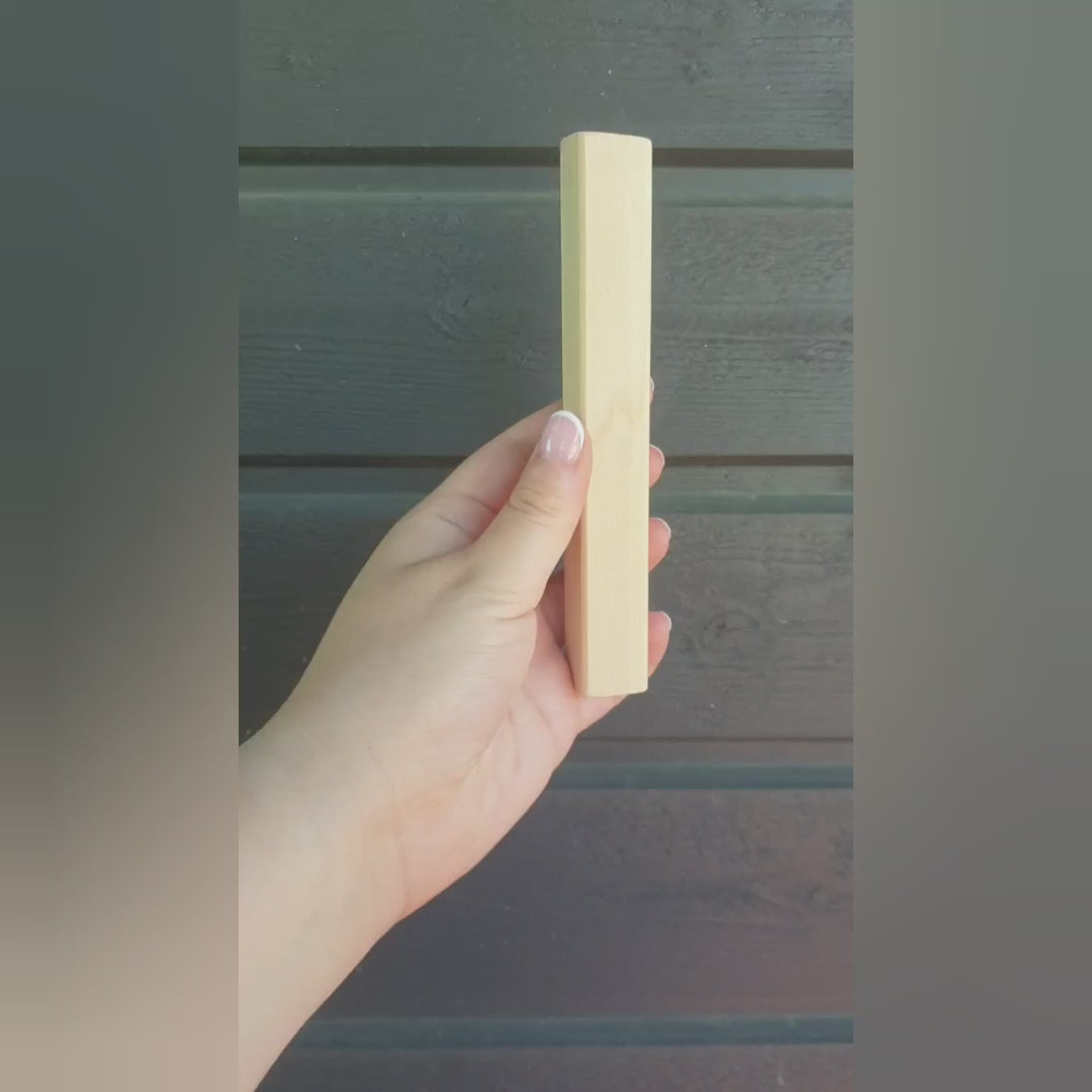 Load video: Slimline Full-Length LED Mirror With Birch Frame (130x220 cm)