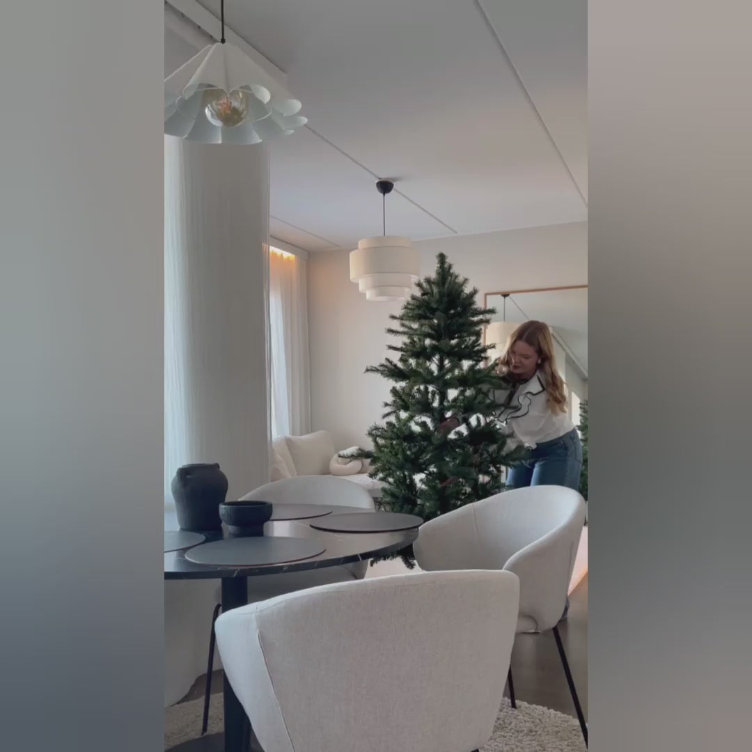 Load video: Slimline - Small Wall Mirror with Thermally Modified Alder Frame (50x50cm)