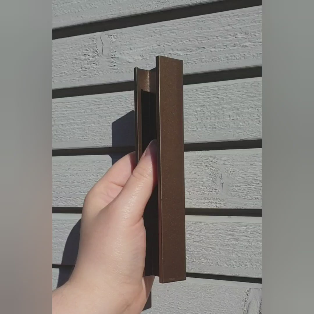 Load video: Giant Slimline Mirror With Bronze Frame (200x215cm)