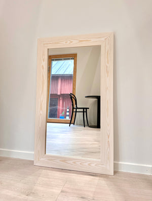Spiegel mit Holzrahmen L (50x200cm)