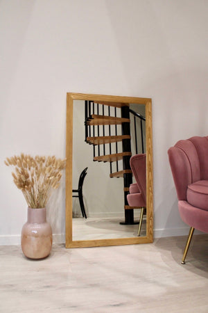 Spiegel mit Holzrahmen M (80x135cm)